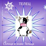 Солнце в знаке Тельца