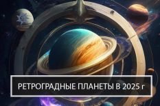Календарь ретроградных планет на 2025 год