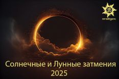Календарь Солнечных и Лунных затмений на 2025 год