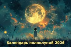Календарь полнолуний на 2026 год